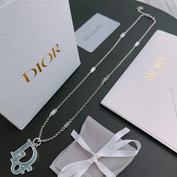 replica,repliche,fake,1:1,earrings,bracelet,ring,jewelry Collana DIOR New Counter Coppia Stile (F6D3)