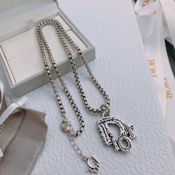 replica,repliche,fake,1:1,earrings,bracelet,ring,jewelry Collana DIOR New Counter Coppia Stile (5EF1)