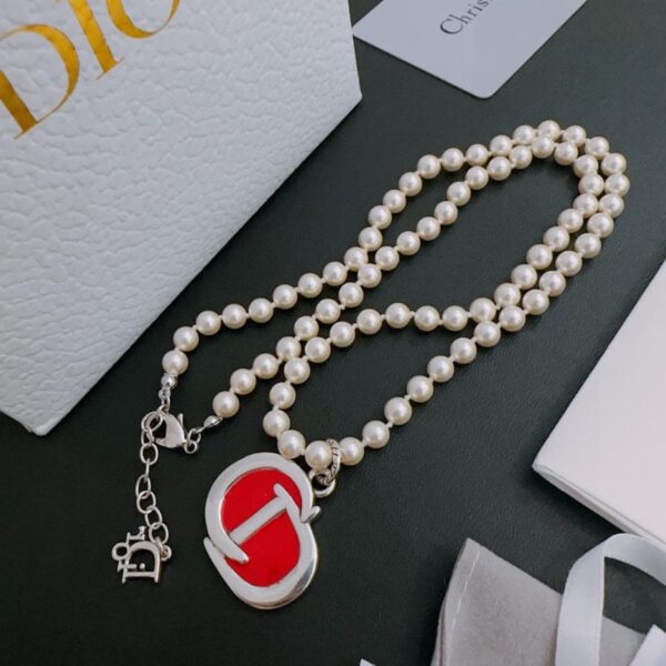 replica,repliche,fake,1:1,earrings,bracelet,ring,jewelry Collana DIOR New Counter Coppia Stile (7C8E)