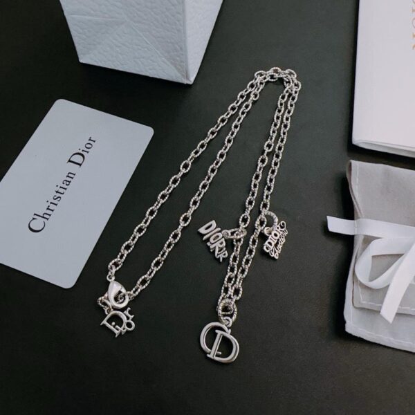 replica,repliche,fake,1:1,earrings,bracelet,ring,jewelry Collana DIOR New Counter Coppia Stile (B929)