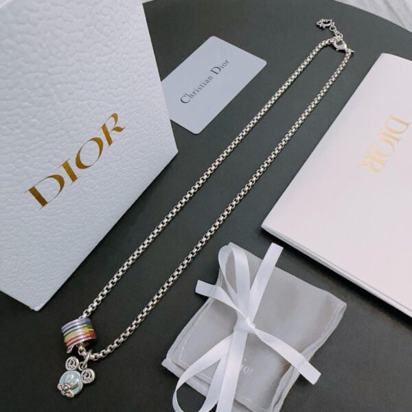 replica,repliche,fake,1:1,earrings,bracelet,ring,jewelry Collana DIOR New Counter Coppia Stile (4F38)