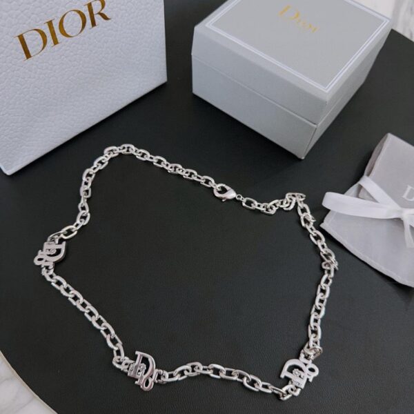 replica,repliche,fake,1:1,earrings,bracelet,ring,jewelry Collana DIOR Nuovo stile Coppia contatore (1F7F)
