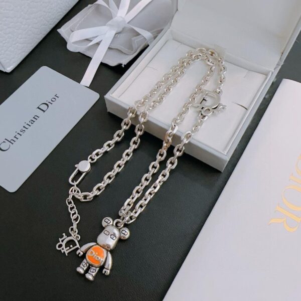 replica,repliche,fake,1:1,earrings,bracelet,ring,jewelry Collana DIOR New Counter Coppia Stile (EB3A)