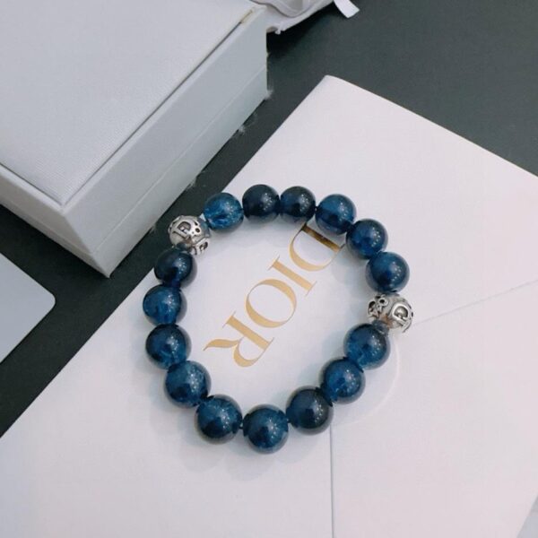 replica,repliche,fake,1:1,earrings,bracelet,ring,jewelry Bracciale Dior stile coppia in agata multi-elemento e argento tailandese (8F61)
