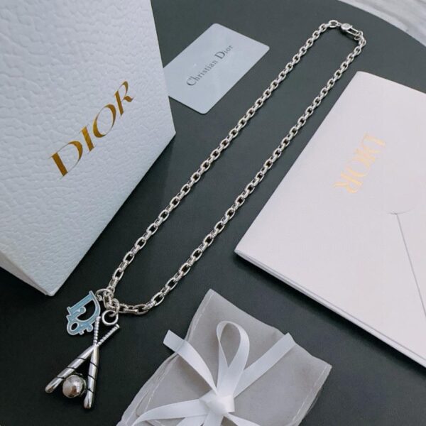 replica,repliche,fake,1:1,earrings,bracelet,ring,jewelry Collana DIOR New Counter Coppia Stile (077C)