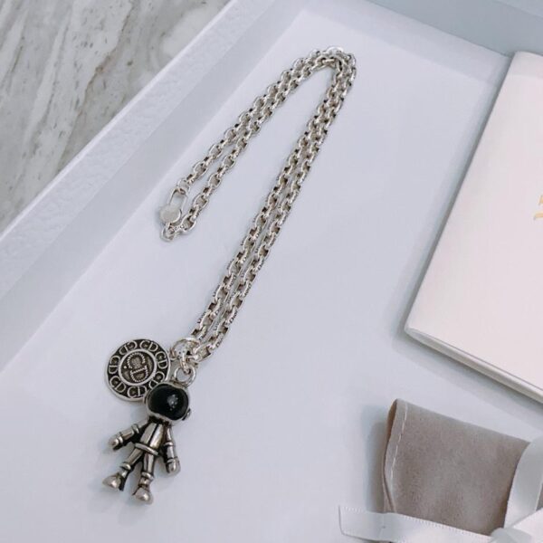 replica,repliche,fake,1:1,earrings,bracelet,ring,jewelry Collana DIOR New Counter Coppia Stile (83E6)