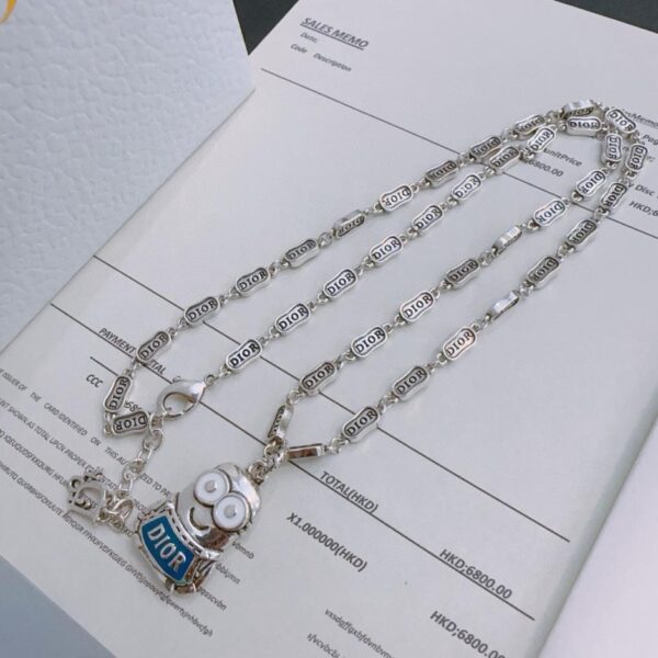 replica,repliche,fake,1:1,earrings,bracelet,ring,jewelry Collana DIOR New Counter Coppia Stile (B80C)