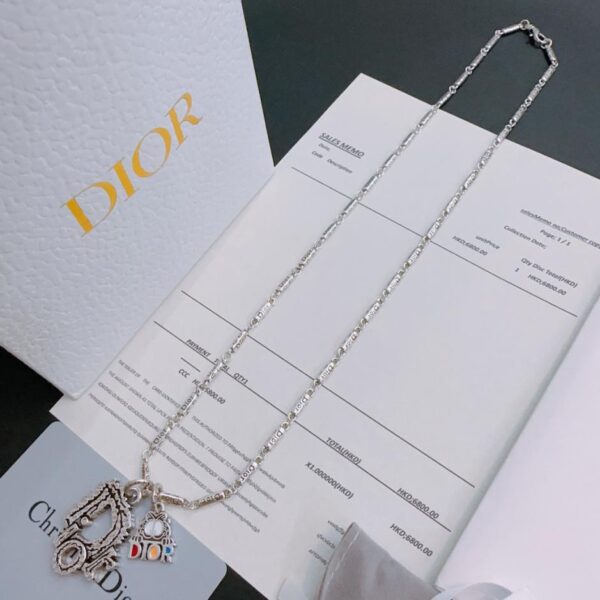 replica,repliche,fake,1:1,earrings,bracelet,ring,jewelry Collana DIOR New Counter Coppia Stile (11FA)