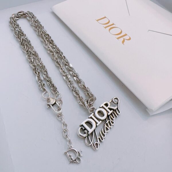 replica,repliche,fake,1:1,earrings,bracelet,ring,jewelry Collana DIOR Nuovo stile Coppia contatore (4565)