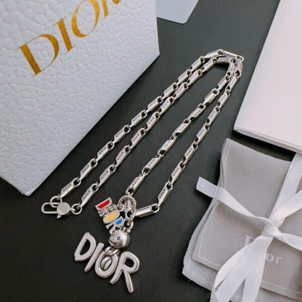 replica,repliche,fake,1:1,earrings,bracelet,ring,jewelry Collana DIOR New Counter Coppia Stile (795C)