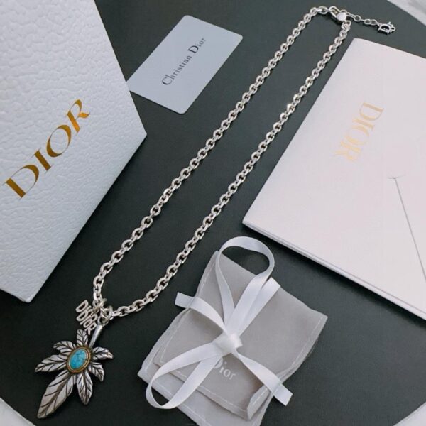 replica,repliche,fake,1:1,earrings,bracelet,ring,jewelry Collana DIOR Nuovo stile Counter Couple (9F37)