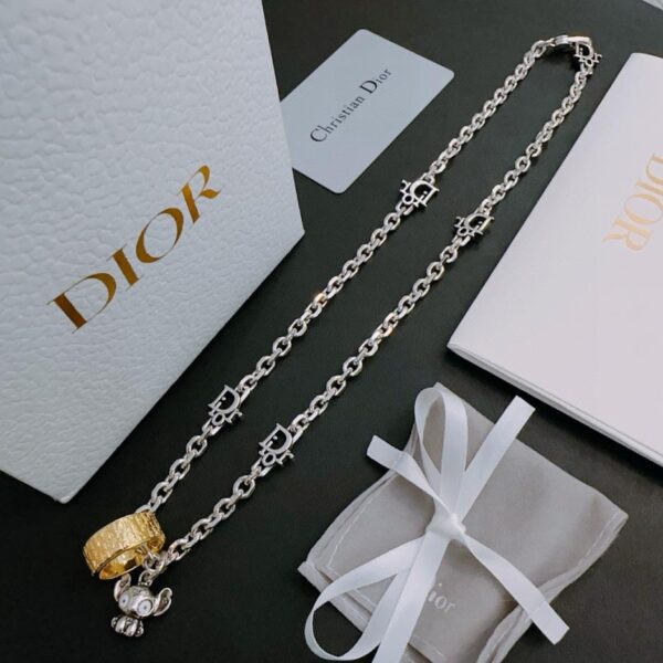 replica,repliche,fake,1:1,earrings,bracelet,ring,jewelry Collana DIOR New Counter Coppia Stile (EB5C)