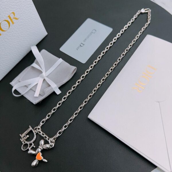 replica,repliche,fake,1:1,earrings,bracelet,ring,jewelry Collana DIOR New Counter Coppia Stile (F88D)