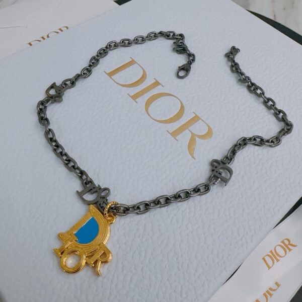 replica,repliche,fake,1:1,earrings,bracelet,ring,jewelry Collana DIOR New Counter Coppia Stile (46DF)