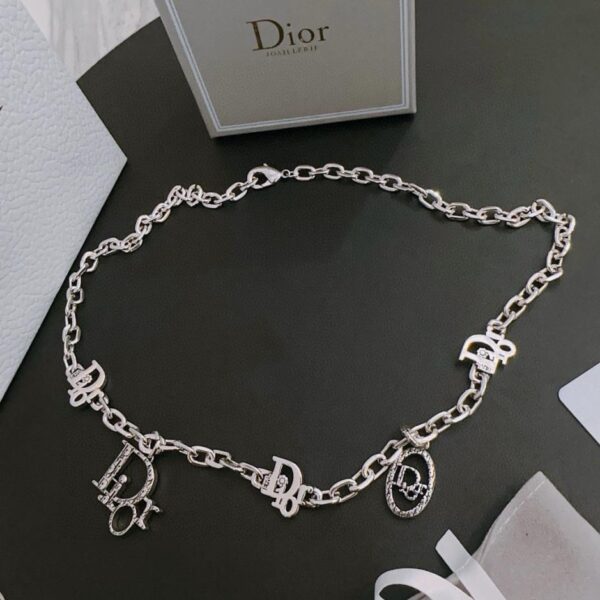 replica,repliche,fake,1:1,earrings,bracelet,ring,jewelry Collana DIOR nuovo modello di coppia stile contatore (CFC5)