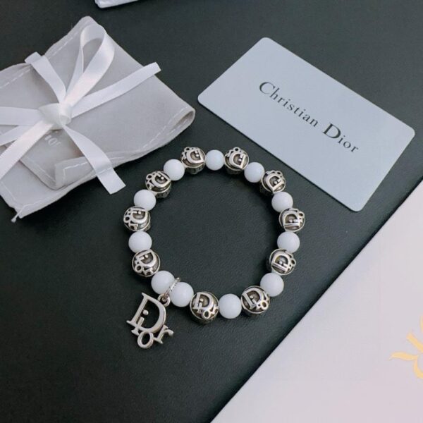 replica,repliche,fake,1:1,earrings,bracelet,ring,jewelry Bracciale Dior in stile coppia con agata multielemento e argento tailandese (4BEF)