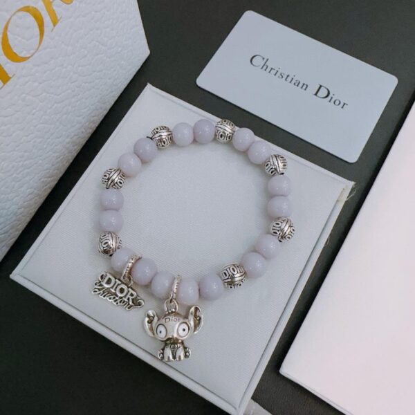 replica,repliche,fake,1:1,earrings,bracelet,ring,jewelry Bracciale Dior in stile coppia con agata multielemento e argento tailandese (CD9A)