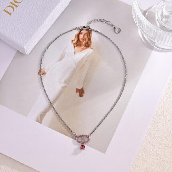 Collana Dior, bracciale, orecchini, set nuovo stile contatore (C601)