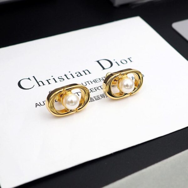 Versione mini Dior CD degli orecchini Petit CD Jolie (7D4D)