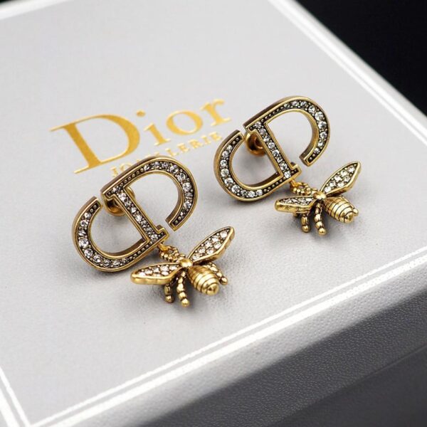 Orecchini Dior antichi ape in oro (EACD)