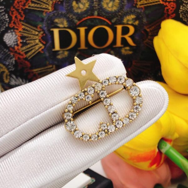 replica,repliche,fake,1:1,earrings,bracelet,ring,jewelry Spilla Dior CD (5986)