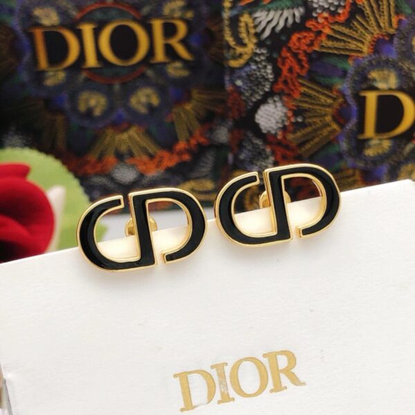 replica,repliche,fake,1:1,earrings,bracelet,ring,jewelry L’ultimo CD di Dior che gocciola olio nero (00C8)