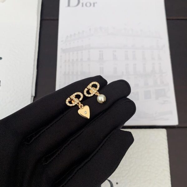 replica,repliche,fake,1:1,earrings,bracelet,ring,jewelry Dior ultimi orecchini CD love (F82B)