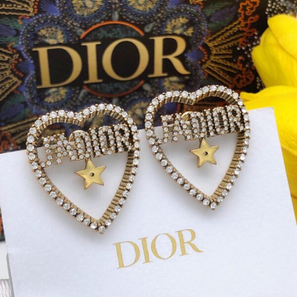 Orecchini Dior Letter Love contatore coerente (457B)