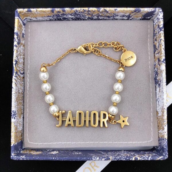 Bracciale Dior con lettera JADIOR stella a cinque punte (5785)