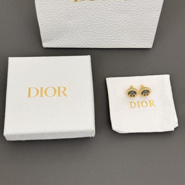 replica,repliche,fake,1:1,earrings,bracelet,ring,jewelry Orecchini Dior new Pearl cd orecchini rotondi trasparenti color ghiaccio (4001)