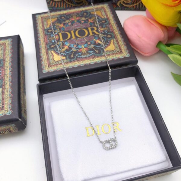 Collana di diamanti DIOR mini CD (3467)