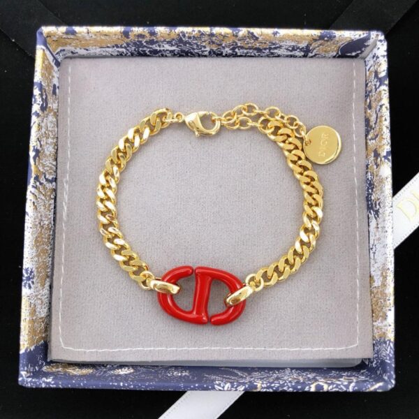 Dior nuovo prodotto originale braccialetto stella CD rosso (01CD)