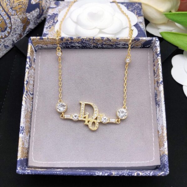 replica,repliche,fake,1:1,earrings,bracelet,ring,jewelry Si consiglia la nuova collana con lettera JADIOR di Dior (4951)