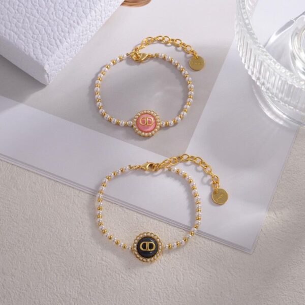 Bracciale Dior con perle New Letter CD (2C62)