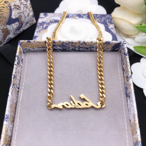 Collana Dior Jadior con lettera nuova collana di diamanti (4AF4)