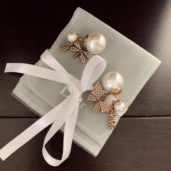 replica,repliche,fake,1:1,earrings,bracelet,ring,jewelry Orecchini asimmetrici Dior New Pearl Ape (9136)