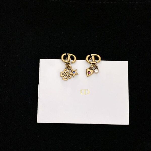 Orecchini multiaccessorio pendenti Dior retro cd (5733)