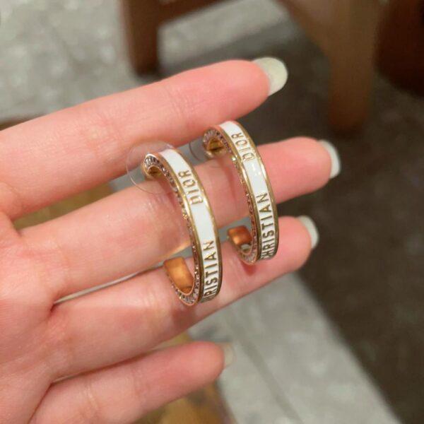 replica,repliche,fake,1:1,earrings,bracelet,ring,jewelry Orecchini Dior di seconda mano (B2DE)