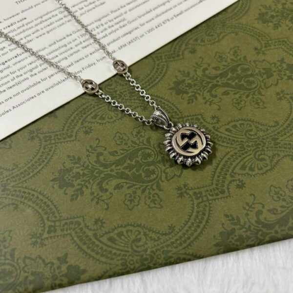 Collana Gucci Doppia G Girasole (87D1)
