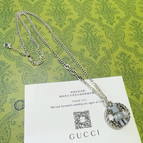 replica,repliche,fake,1:1,earrings,bracelet,ring,jewelry L’ultima catena di prodotti Gucci Anger Forest serie doppia G modello classico (ECDF)