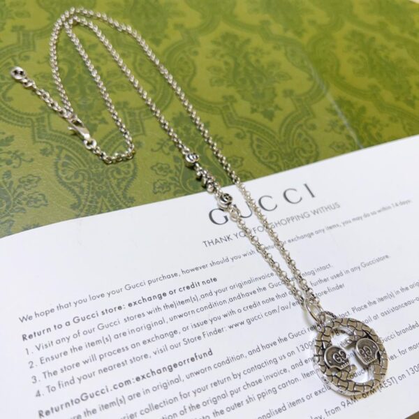 replica,repliche,fake,1:1,earrings,bracelet,ring,jewelry Bracciale Gucci ultima catena serie Anger Forest design doppia g (AD64)