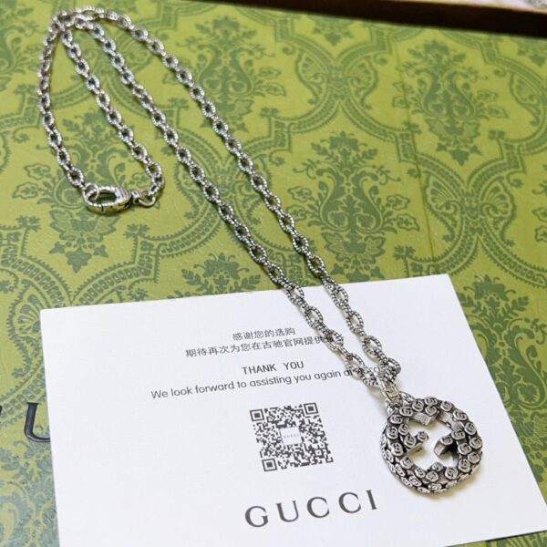 replica,repliche,fake,1:1,earrings,bracelet,ring,jewelry L’ultima catena di prodotti Gucci serie Anger Forest collana doppia G 2DD6)