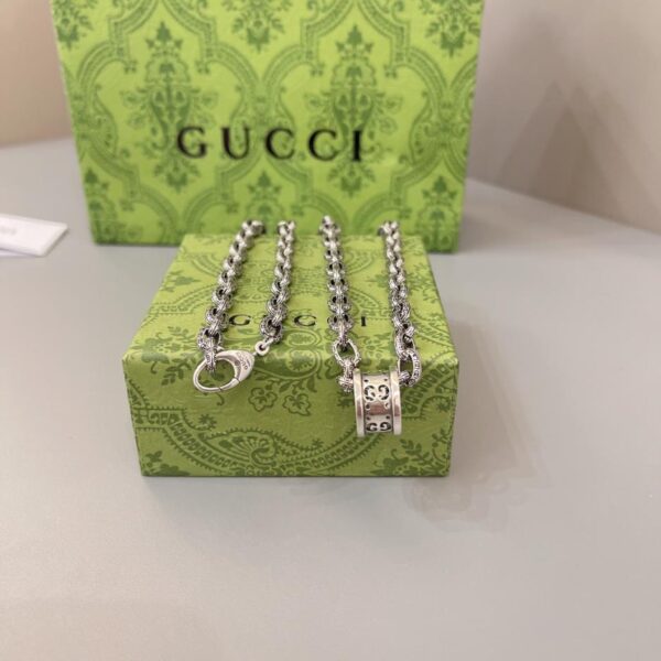 replica,repliche,fake,1:1,earrings,bracelet,ring,jewelry Collana Gucci (3D77)