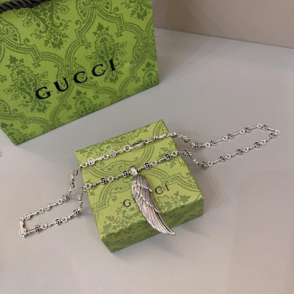 replica,repliche,fake,1:1,earrings,bracelet,ring,jewelry Collana Gucci (75A2)
