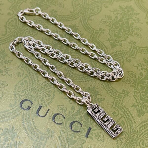 replica,repliche,fake,1:1,earrings,bracelet,ring,jewelry L’ultima catena di prodotti Gucci Anger Forest serie design doppia g (2ED4)