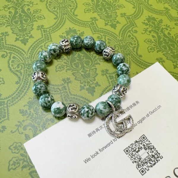 Braccialetti Gucci per uomo e donna, l'ultimo braccialetto della serie vintage del re della medicina in pietra naturale (C2A0)