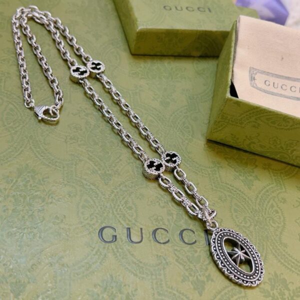 replica,repliche,fake,1:1,earrings,bracelet,ring,jewelry L’ultima catena di prodotti Gucci Anger Forest serie doppia G (5639)