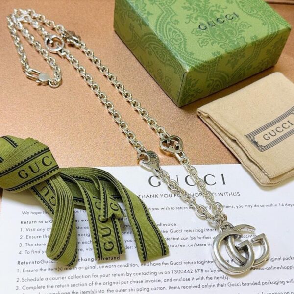 replica,repliche,fake,1:1,earrings,bracelet,ring,jewelry L’ultima catena di prodotti Gucci Anger Forest serie design doppia g (436F)