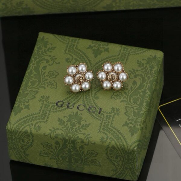 replica,repliche,fake,1:1,earrings,bracelet,ring,jewelry Gucci Orecchini Doppia G ago in argento sterling 925 (1197)