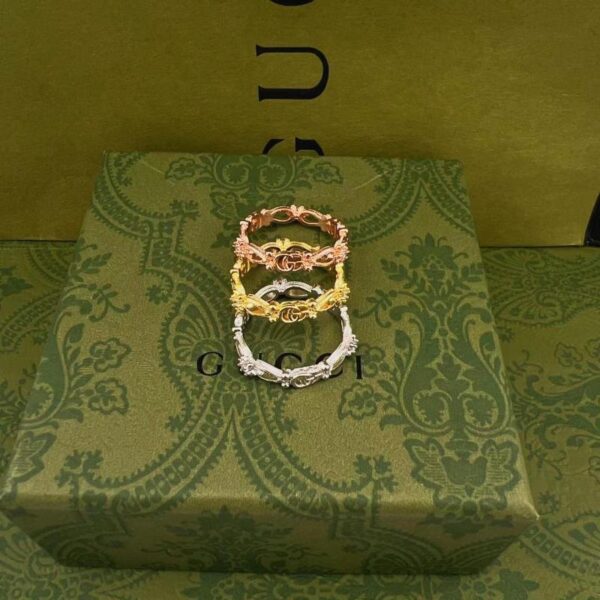 replica,repliche,fake,1:1,earrings,bracelet,ring,jewelry Anello Gucci (83E9)